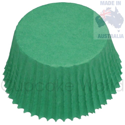 50PC GRASSY GREEN PAPER MUFFIN / CUPCAKE CASES PATTY CUPS - Click Image to Close